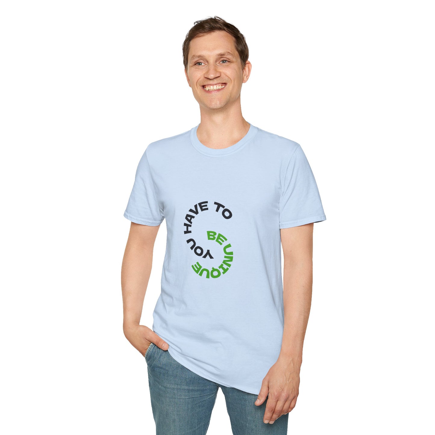 Inspirational Unisex Softstyle T-Shirt, Unique Graphic Shirt, Casual Wear, Vintage Style