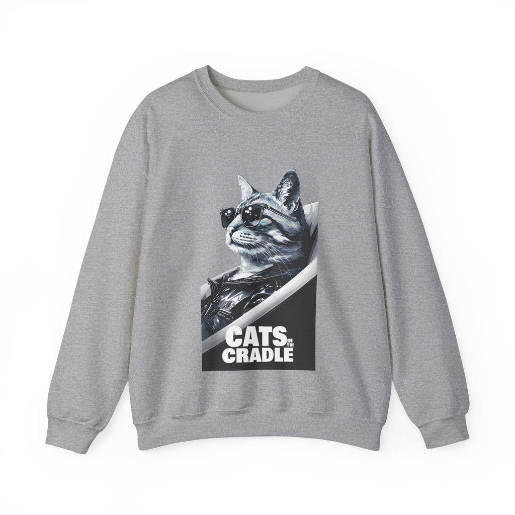 Cats in the Cradle Unisex Sweatshirt, Unisex Pullover Jumper, Cozy Sweatshirt, Gift for Music Lover, Cat