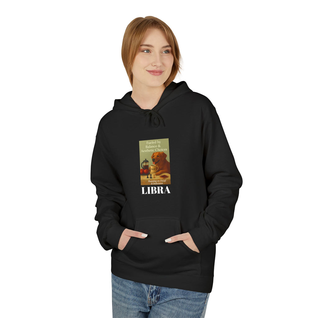 Libra Dog Balance & Aesthetic Choices, Unisex Hoodie Sweatshirt, Zodiac Gift