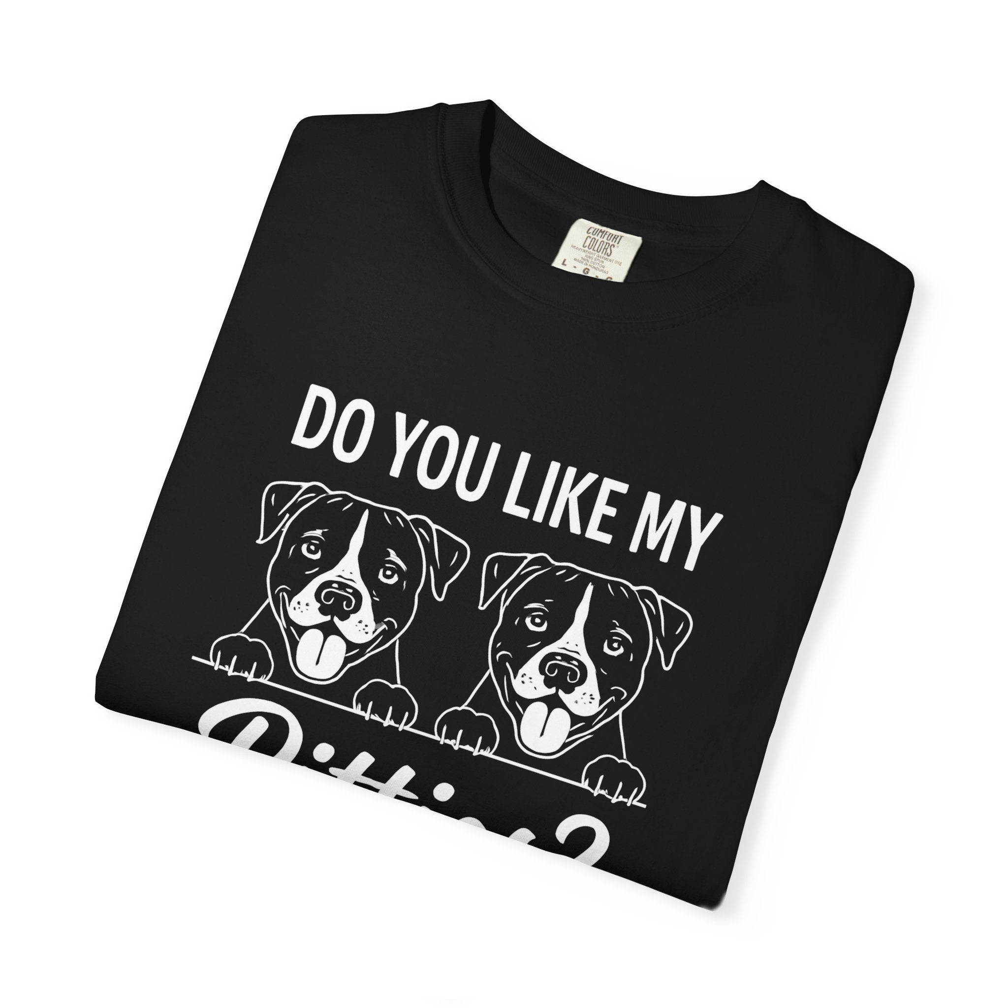 Pitties Dog Lovers Black T-shirt