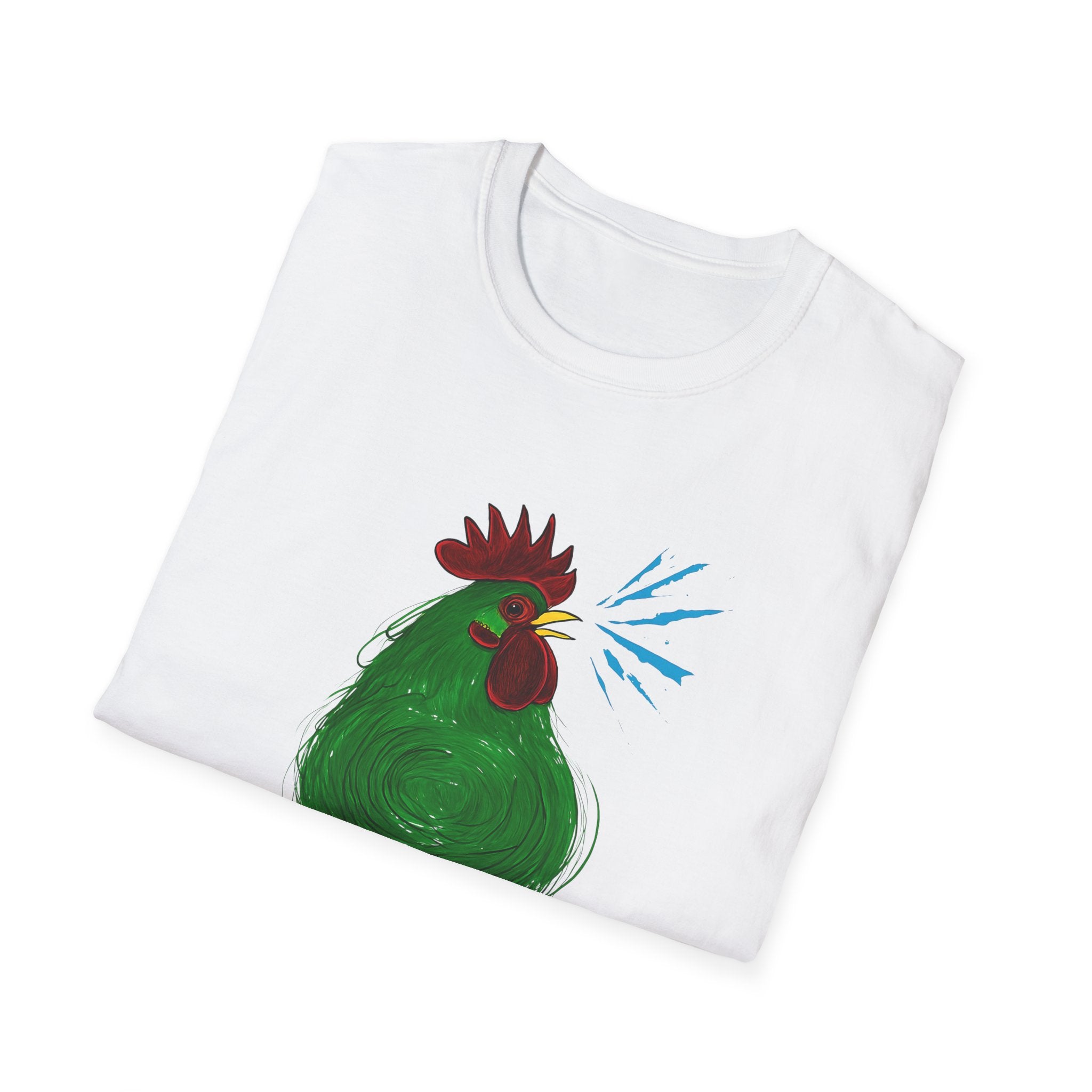 Funny Chicken Graphic T-Shirt, Humor Tee, Farm-Inspired Apparel, Gift for Chicken Lovers, Meme Shirt, Casual Wear