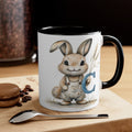 Charming Letter C Bunny Mug, Perfect for Spring Gifts, Easter Celebrations, Tea Lovers, Home Decor, Adorable Drinkware