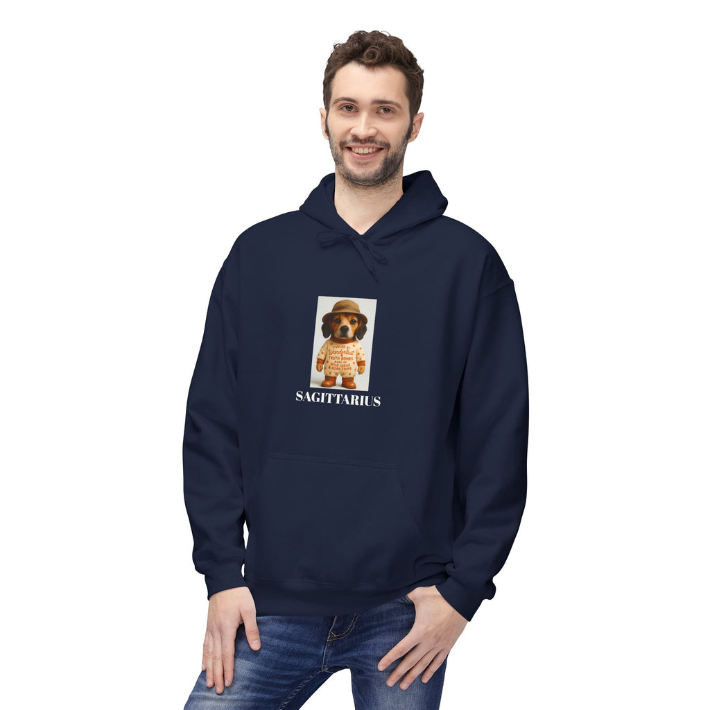 Sagittarius Wanderlust Hoodie, Dog Explorer Sweatshirt