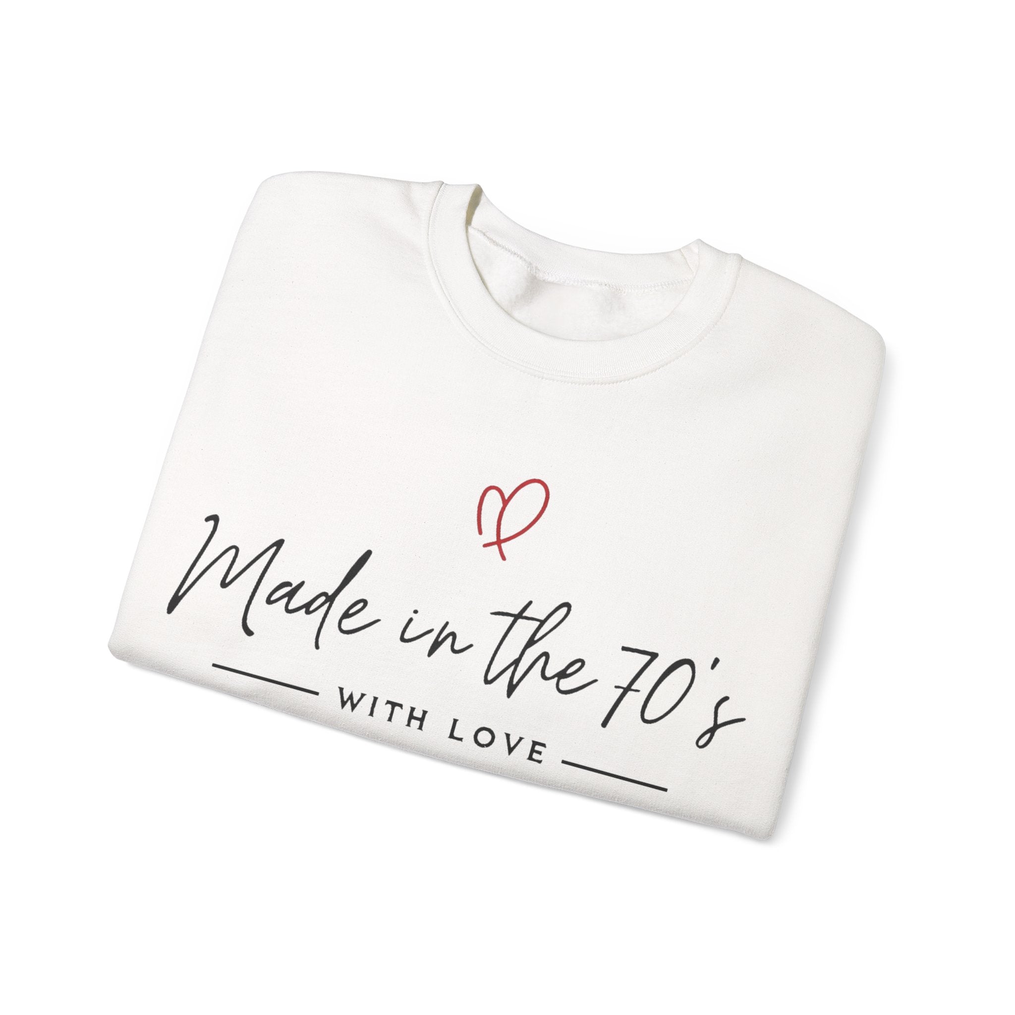 Made in the 70's Unisex Heavy Blend™ Crewneck Sweatshirt - Made in the 70's with love..