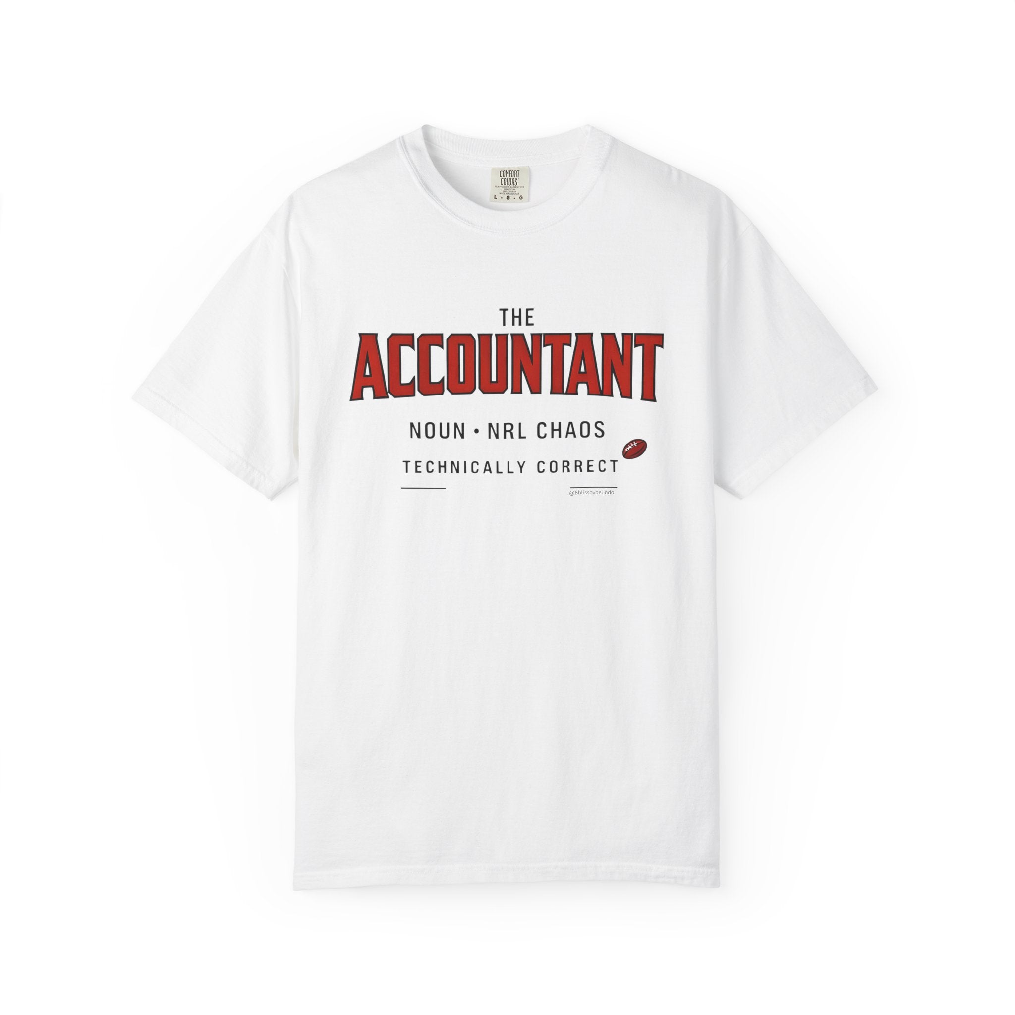 The Accountant Graphic T-Shirt — 'The Accountant' Sports Humour Tee with Definition Print
