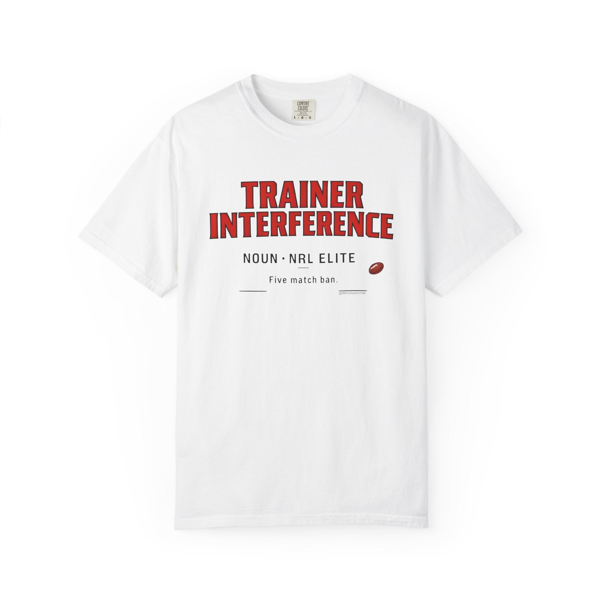 Trainer Interference Graphic T-Shirt — 'Trainer Interference' Sports Humour Tee with Definition Print