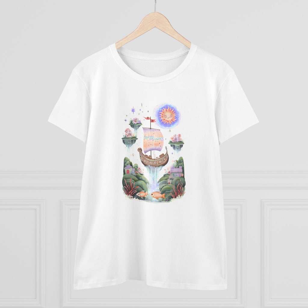 Whimsical Graphic Tee, Dreamy Summer Shirt, Nature Lover Gift, Inspirational Fashion, Women's Casual Top, Perfect for Festivals, Gift for