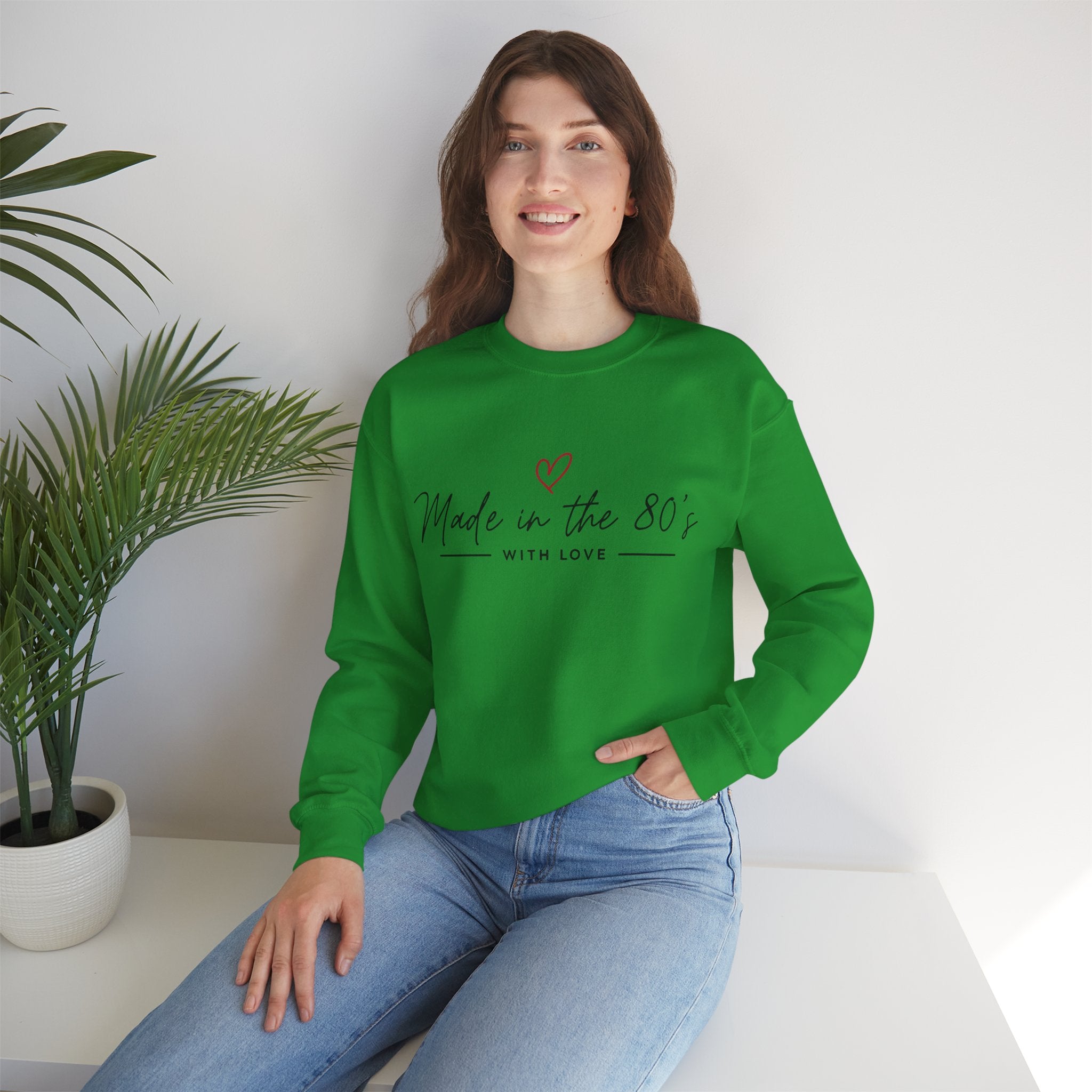 Made in the 80's Unisex Heavy Blend™ Crewneck Sweatshirt - Made in the 80's with love..