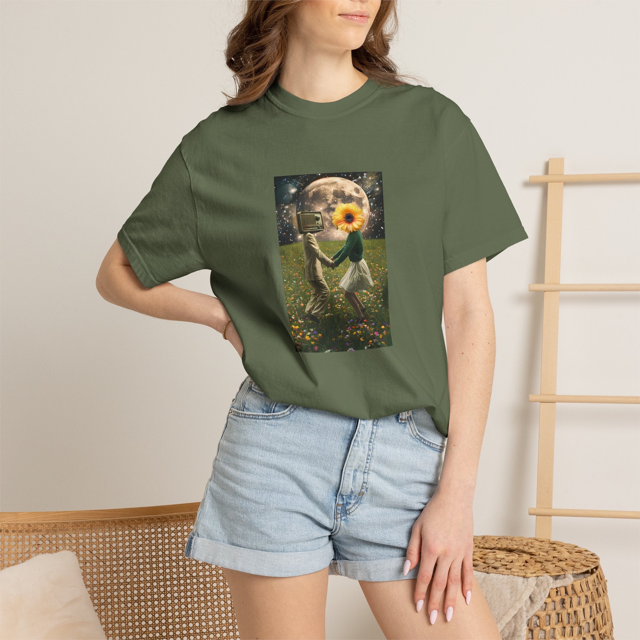 Whimsical Magic Women's Tee - Unique Cotton T-Shirt with Wild Nature Graphic, Perfect Witchy Gift