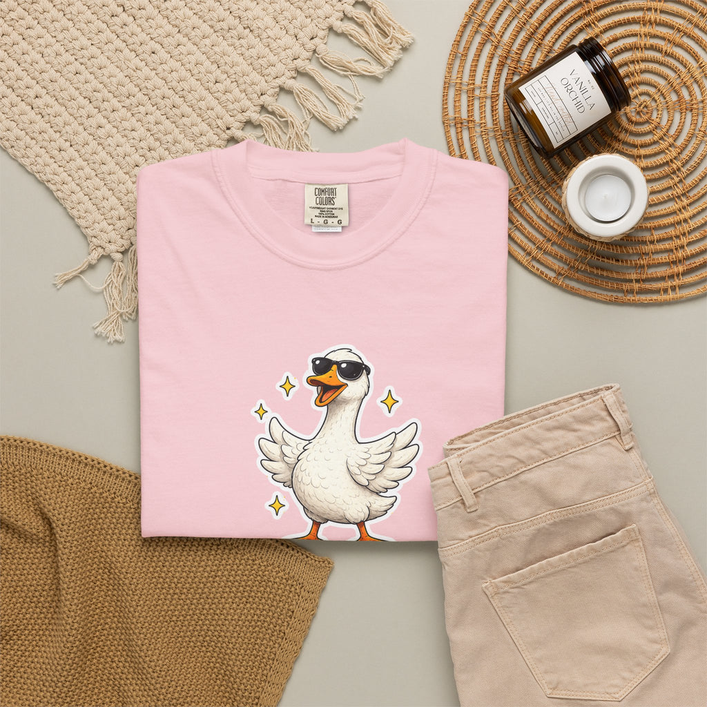 Confidence Goose T-Shirt — Funny Motivational Graphic Tee