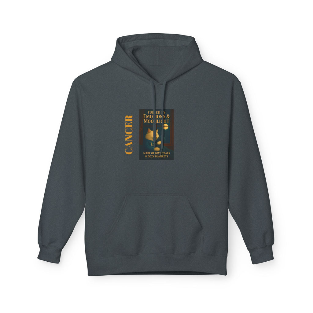 Cancer Zodiac Cat Moonlight Hooded Sweatshirt