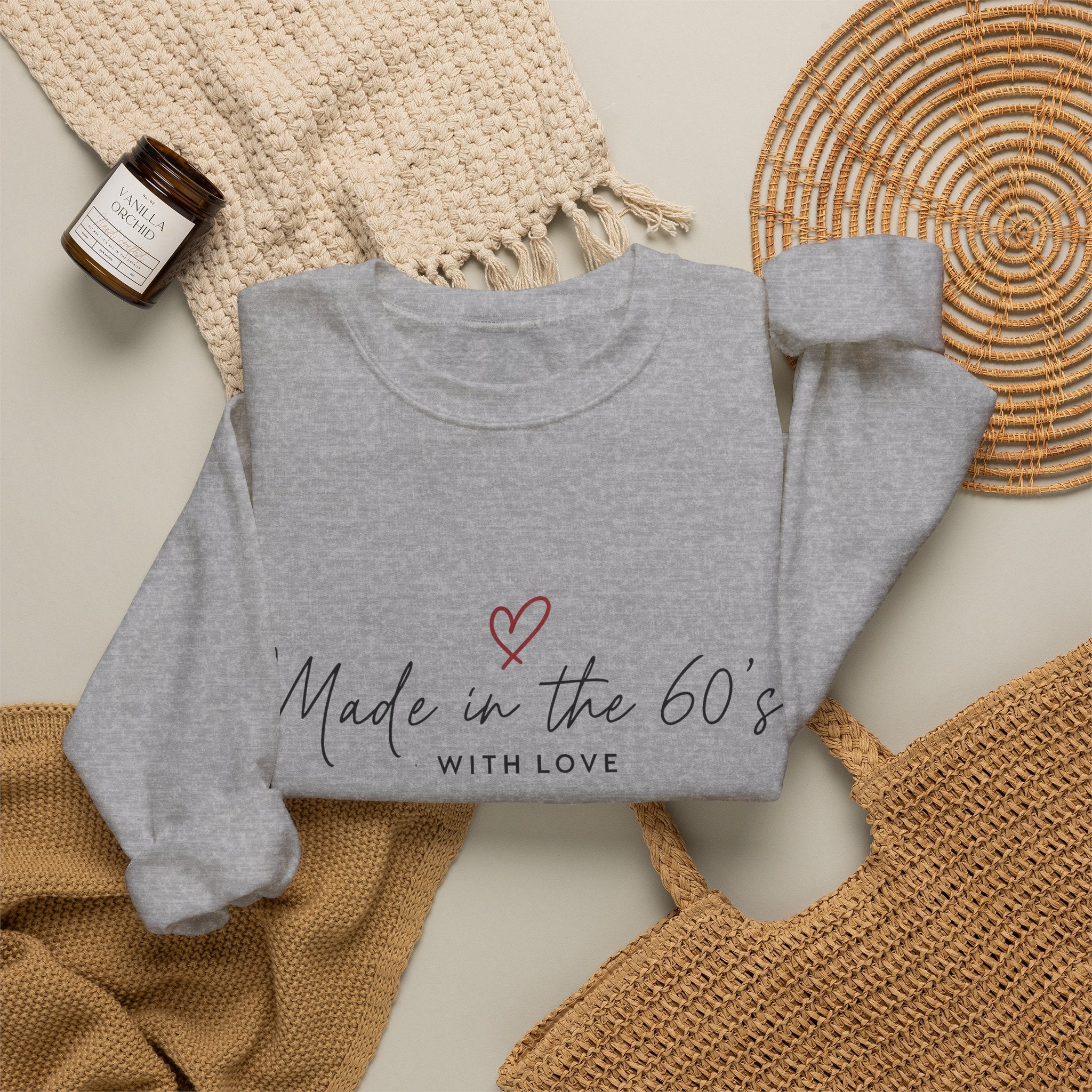 Made in the 60s Crewneck Sweatshirt — Vintage Born in the 60s Gift