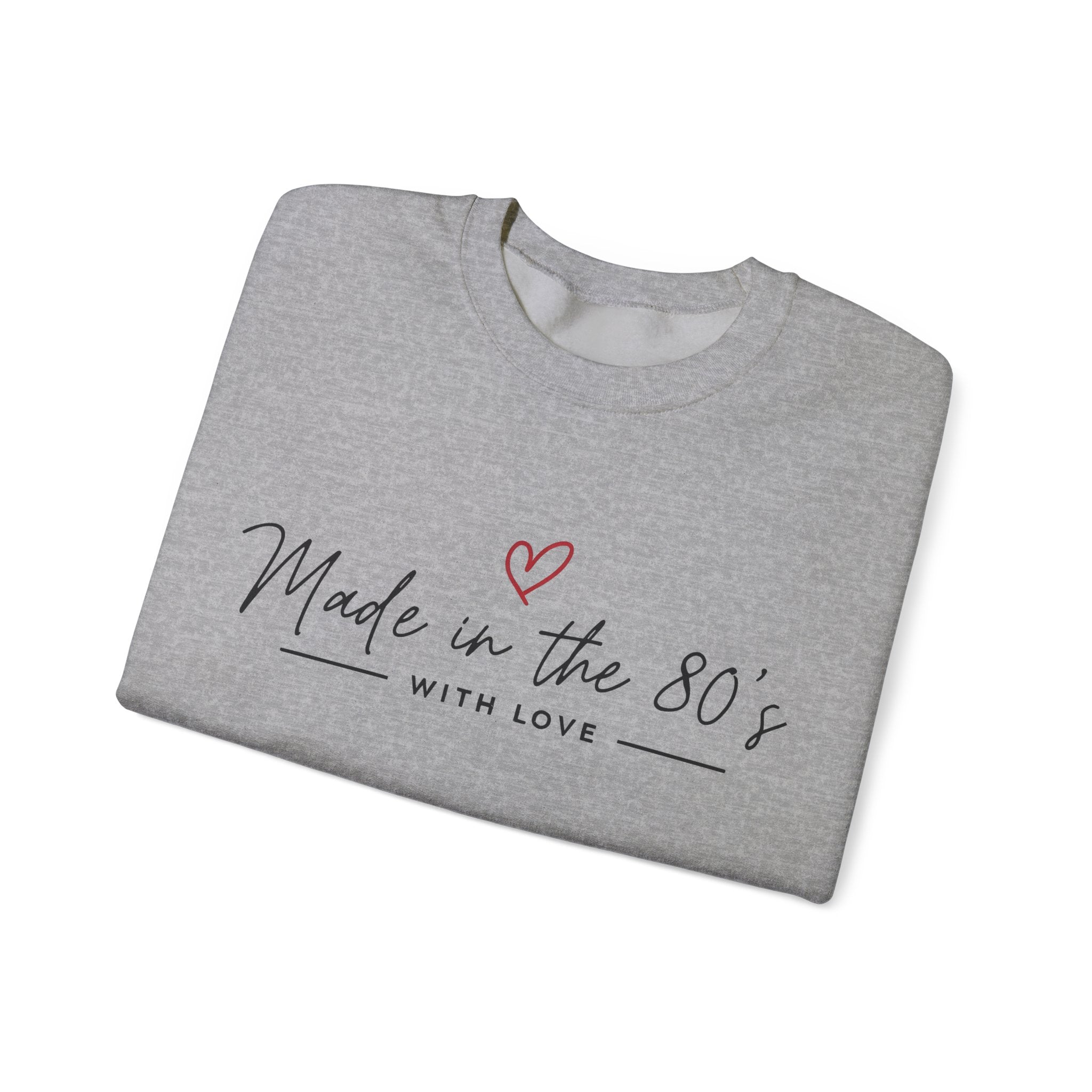 Made in the 80's Unisex Heavy Blend™ Crewneck Sweatshirt - Made in the 80's with love..