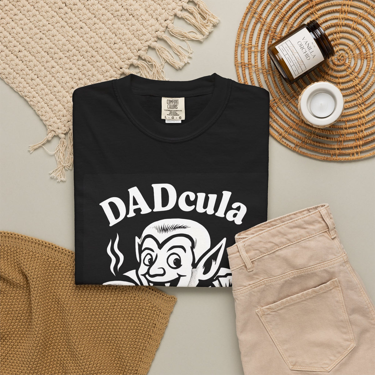 DADcula Coffee & Lollies Black T-Shirt