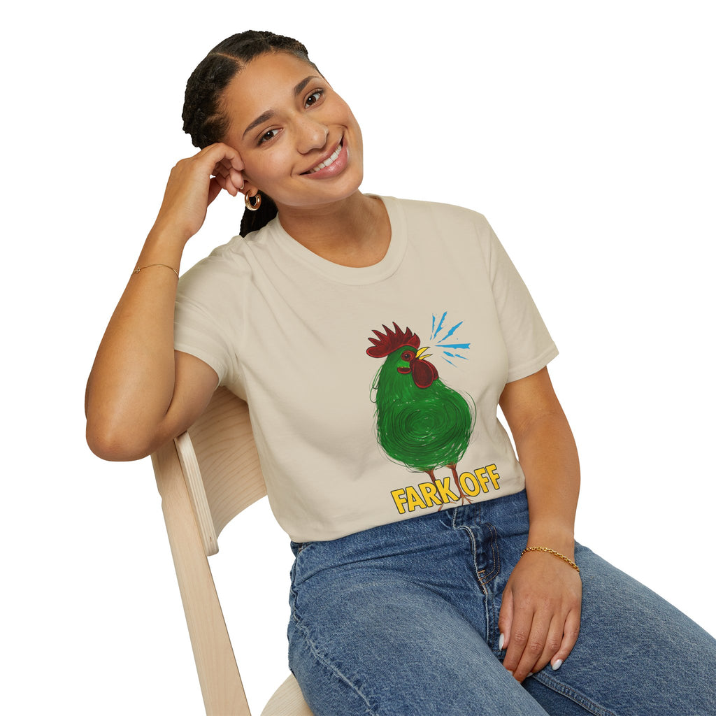 Funny Chicken Graphic T-Shirt, Humor Tee, Farm-Inspired Apparel