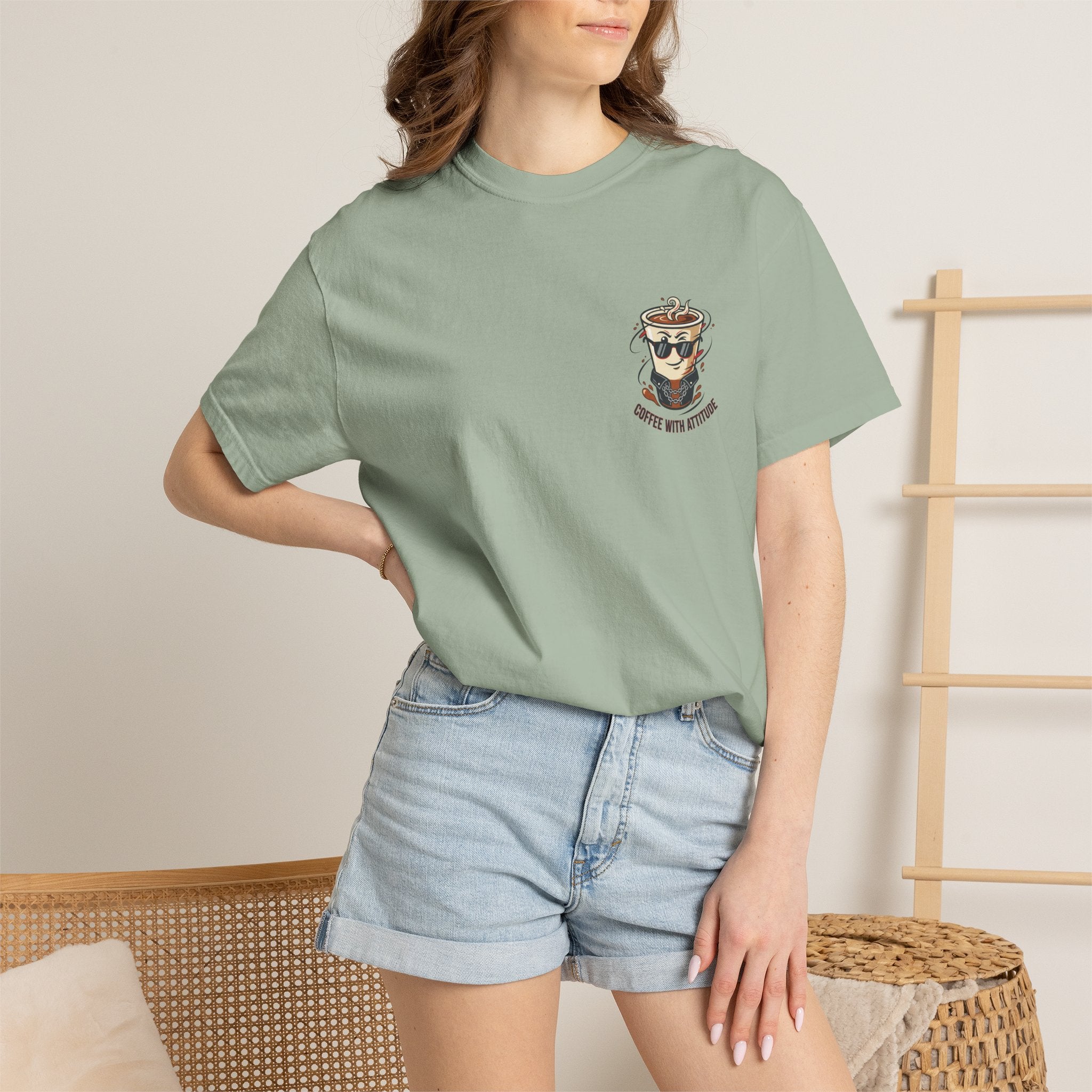 Running on Coffee & Attitude Mum T-Shirt