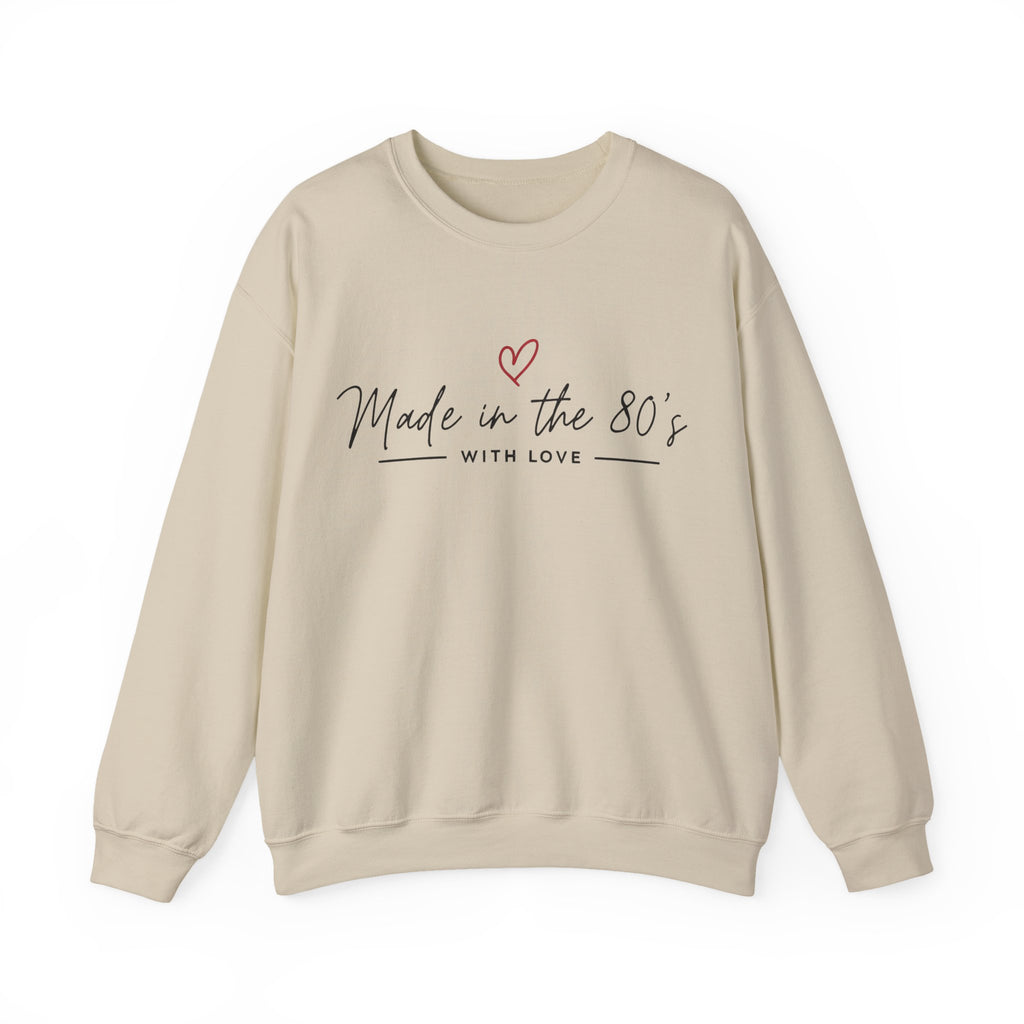 Made in the 80's Unisex Heavy Blend™ Crewneck Sweatshirt - Made in the 80's with love..