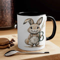 Whimsical Letter B Bunny Accent Mug - Perfect for Spring Celebrations, Easter Gifts, Family Gatherings, Home Decor