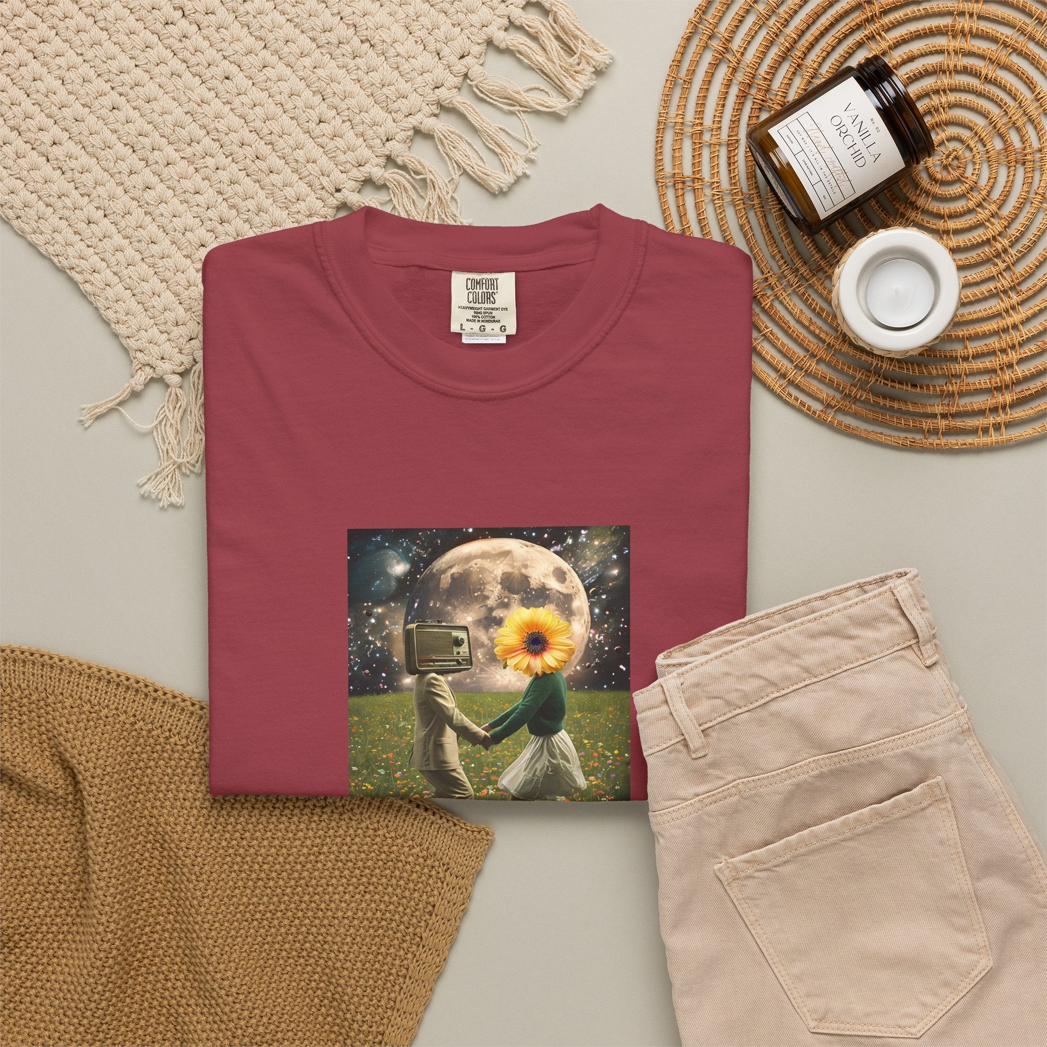 Whimsical Magic Women's Tee - Unique Cotton T-Shirt with Wild Nature Graphic, Perfect Witchy Gift