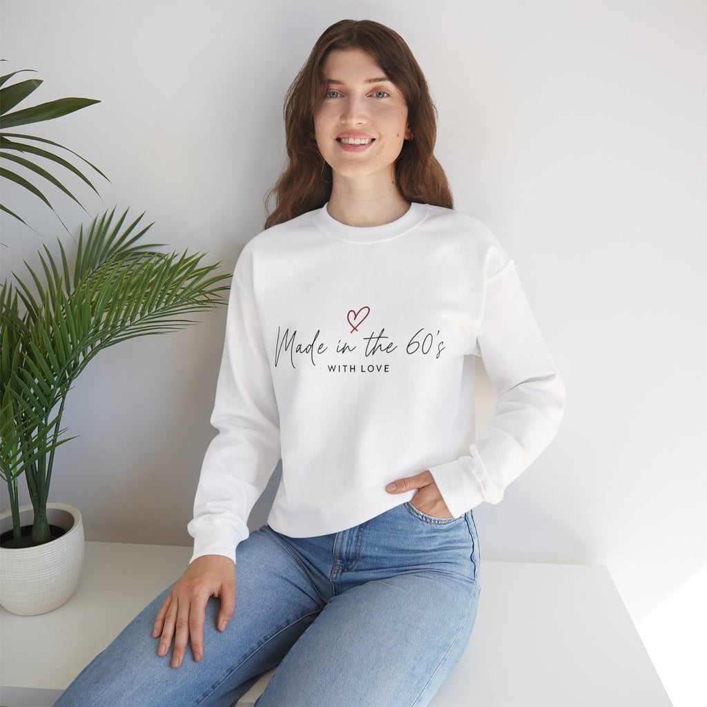 Made in the 60's Unisex Heavy Blend Crewneck Sweatshirt - Made in the 60's with love..