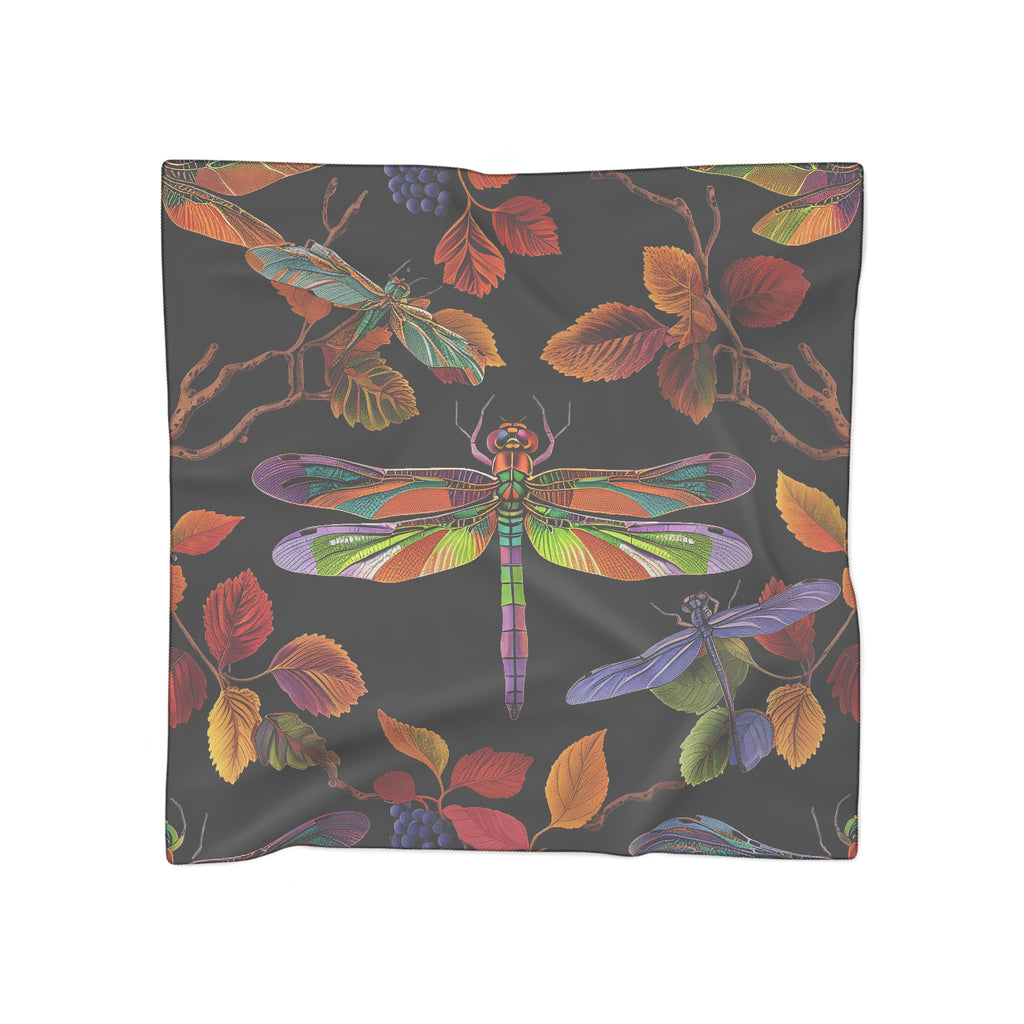Colourful Dragonfly Scarf — Lightweight East Asian Scarf