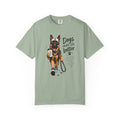 Dog Lovers German Shepherd T‑Shirt — "Dogs Make Life Better" Graphic Tee