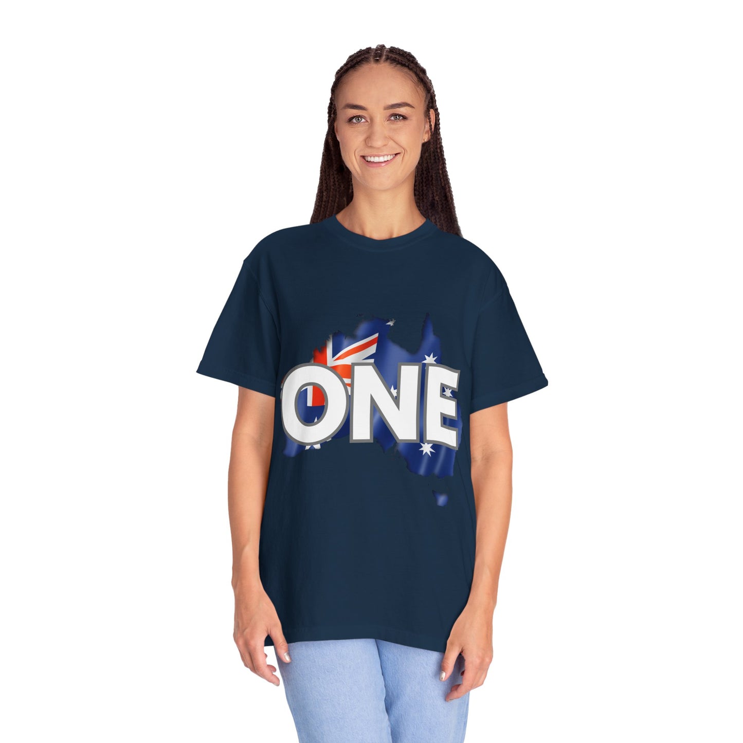 ONE Australia Unity T-Shirt — Aussie Flag Map Graphic Tee