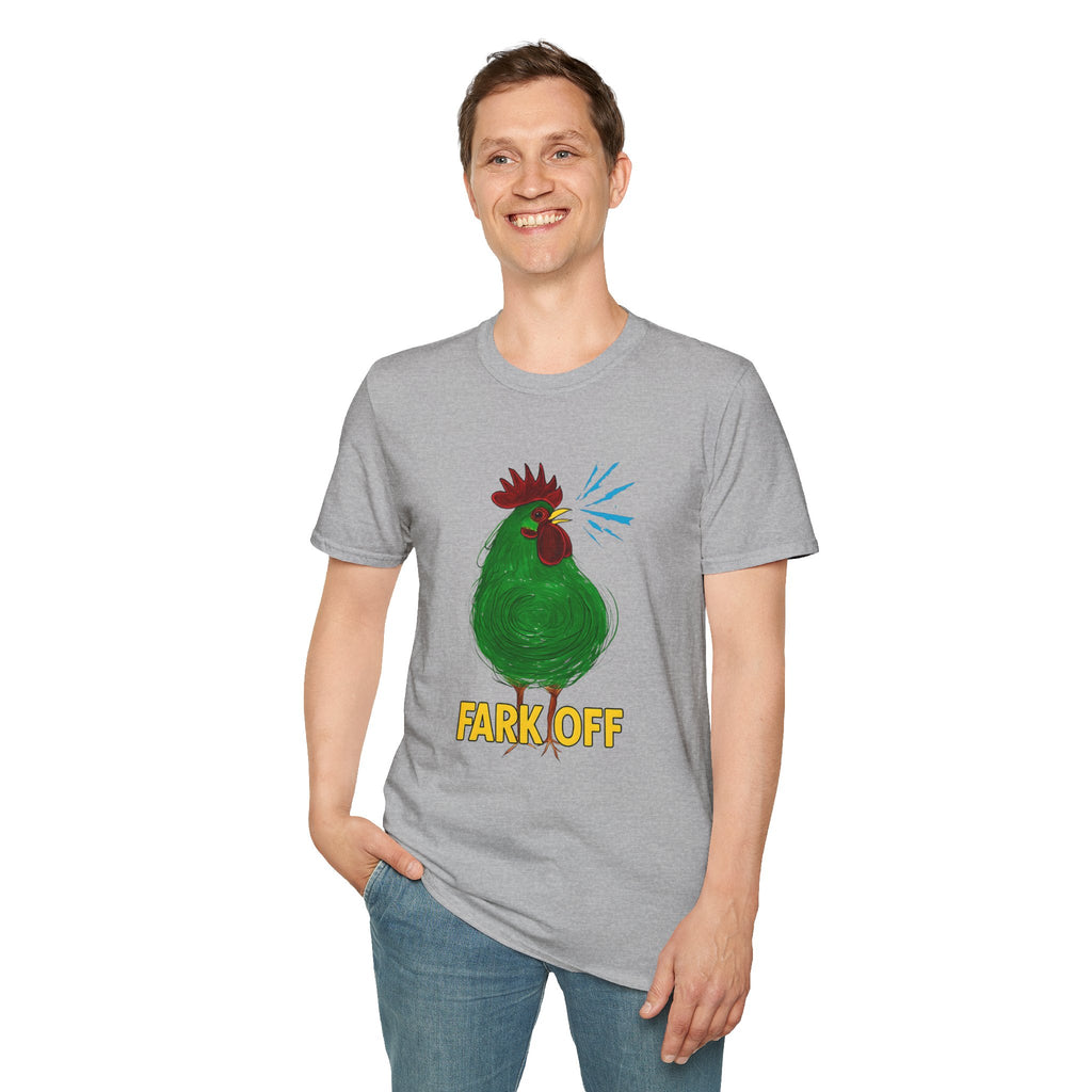 Funny Chicken Graphic T-Shirt, Humor Tee, Farm-Inspired Apparel