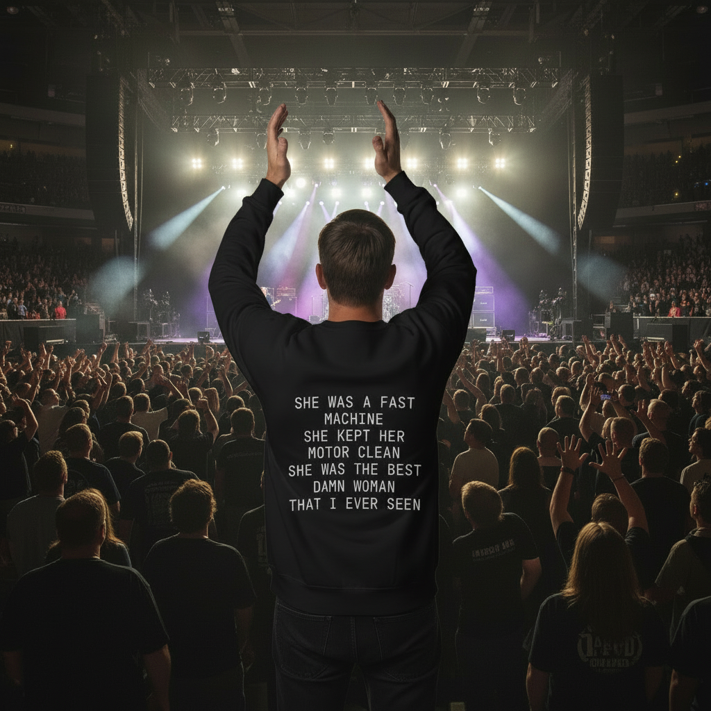 AC/DC Inspired Unisex Heavy Blend™ Comic Style, Rock Band Graphic, Music Lover Gift, Graphic Crewneck, Pop Art Print, Retro Sweatshirt