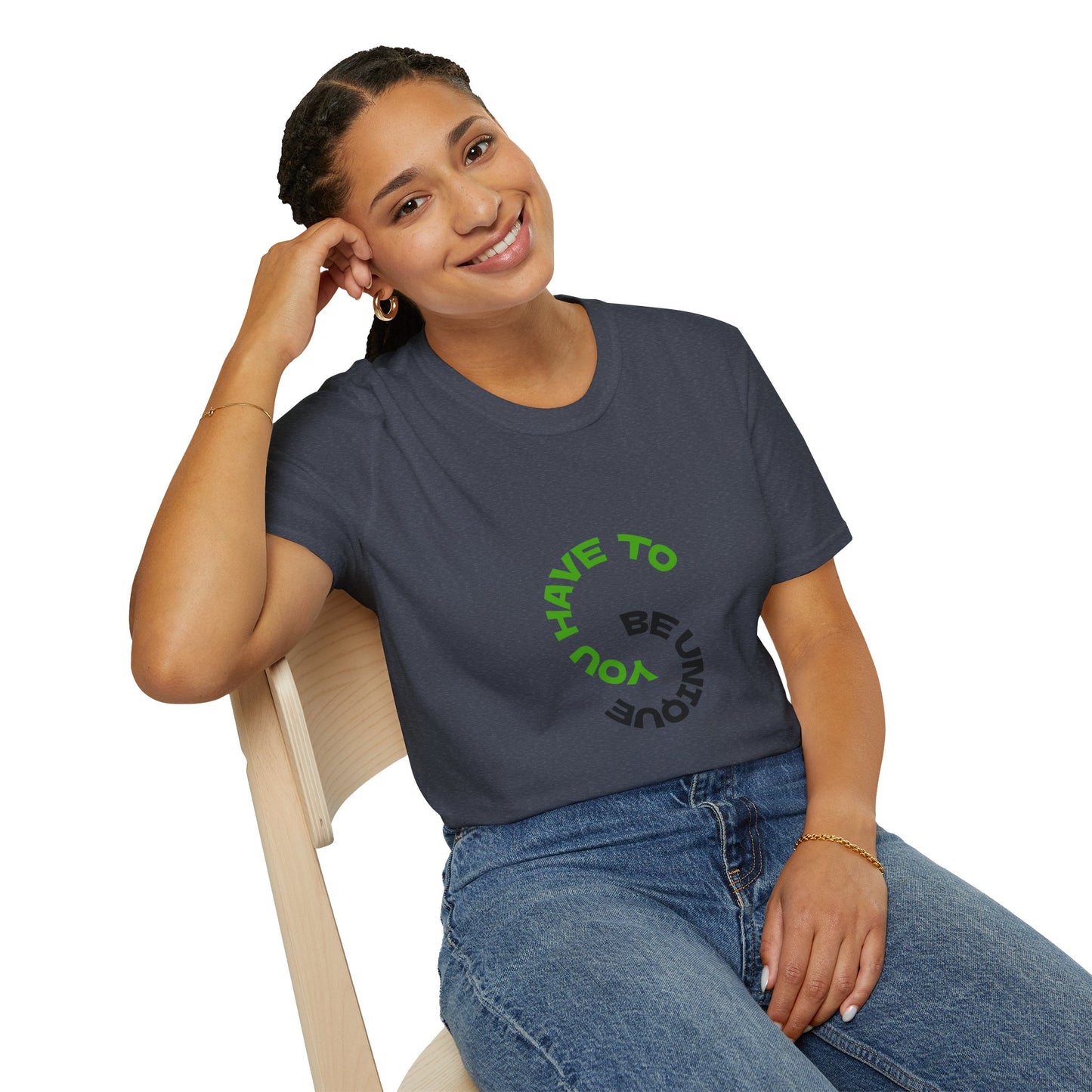 Inspirational Unisex Softstyle T-Shirt, Unique Graphic Shirt, Casual Wear, Vintage Style