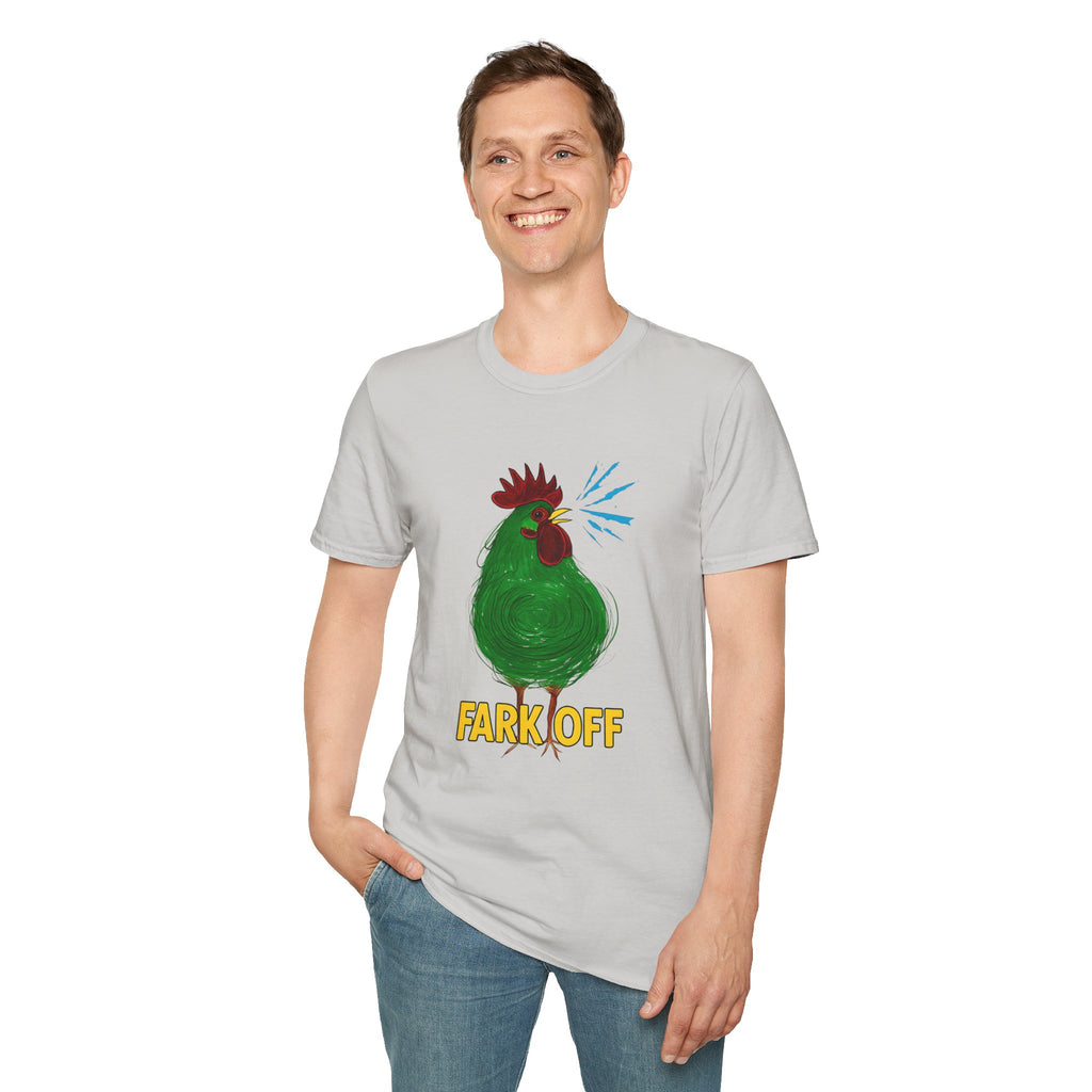 Funny Chicken Graphic T-Shirt, Humor Tee, Farm-Inspired Apparel