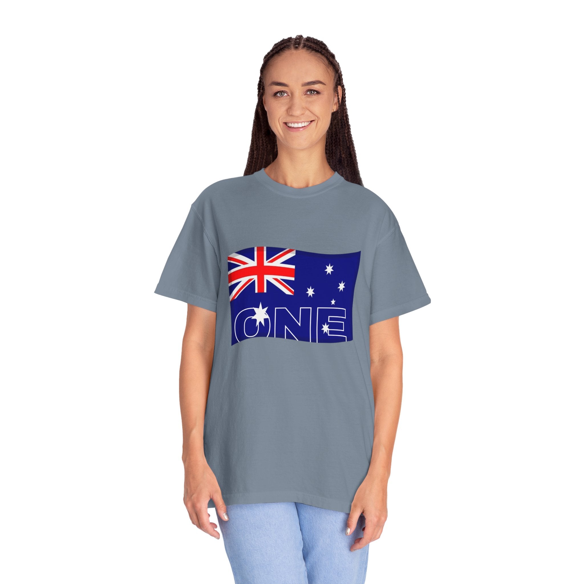 Australia Flag "One" Graphic T-Shirt